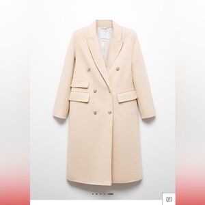 Mango Cream Handmade Jacket